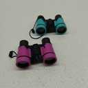 Scotamalone Kids Binoculars Shock Proof Toy Binoculars Set for Age 3-12 Years Old Boys Girls Bird Watching Educational Learning Hunting Hiking Birthday Presents (green and purple)
