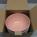 Unbreakable Cereal Bowls - Wheat Straw Fiber Lightweight Bowl Sets 4 - Dishwasher & Microwave Safe - for,Rice,Soup Bowls (24 OZ)