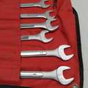 19-Piece Complete Metric Combination Wrench Set in Roll-up Pouch, No Skipped Metric Sizes 6mm - 24mm | Best Value Wrench Set, Ideal for General Household, Garage, Workshop, Auto Repairs, Emergency