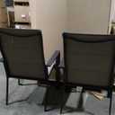 HD Design Oakley Stationary Padded Sling Dining Chairs (2pc)