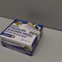 High Pressure Shower Head - Anti-Clogging Silicone Nozzles - 2.0 GPM Removable Restrictor - Easy to Clean Adjustable Replacement - easy to install with Plumbers Tape - 6 inch - Elegant Gold Finish