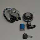 Ignition Switch Gas Cap Helmet Steering Lock Key Set Replacement for Honda Shadow VLX VT 750 400 600
