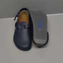 Birkenstock Women's Tokio Super Grip Leather Clogs (11-11.5 Narrow Women/9-9.5 Men, Blue)