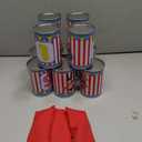 13 Pcs Carnival Can Game Bean Bag Toss Carnival Games with 10 Tin Cans and 3 Bean Bag for Easter Outdoor Family Party Birthday Indoors Outdoors Activities