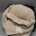 Snuggle Sac Queen Size Bedding Blankets, Super Soft Warm Oversized Bed Blankets Cozy Knit Fuzzy Blankets for Bed, Heather Beige, 90x90 inches