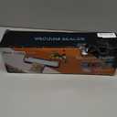 Vacuum Sealer Machine,75Kpa Precision Suction Power 6-in-1 Food Sealer with Digital Timer, Dry & Moist Food Modes, Compact Design with 10 Vacuum Bags & Bulit-in Cutter