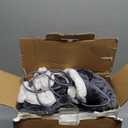 Westinghouse Electric Snuggle Throw Blankets with Foot Pocket, Wearable Heated Blanket with Sleeves, 6 Heating Levels & 2 to 10 Hours Heating Time Settings, 50 * 70"+18", Grey