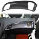 Carbon Fiber Dashboard Panel Decor Cover for Chevrolet Corvette C7 2014-2019