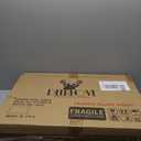 2 Tier Round Side Table, 16" Small Metal End Table with Removable Wooden Tray, Round Accent Sofa Coffee Side Table for Living Room, Bedroom, Balcony (Gold)