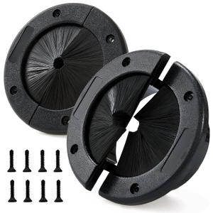 4Inch Cable Management Grommet for Raised Floors  Airflow & Dust Protection, Data Center & Server Room Use  Durable Rubber Floor Grommet Insert (Single Pack)