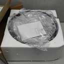 FEMILA Flush Mount Light Fixture, 12" Ceiling Light Fixtures, Farmhouse Porch Ceiling Lighting Outdoor, Oil Rubbed Bronze with Seeded Glass Shade,4FTJ22-F ORB