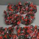 KHOYIME 9 Pack 72 FT Artificial Flower Garland, Fake Red Roses Vines Silk Flowers Faux Plastic Outdoor Hanging Floral Ivy Garland Decoration for Wedding Arch Bedroom Home Wall Backdrop Room Decor