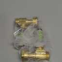 2 Pack Washing Machine Water Hammer Arrestor, 3/4 Inch MHT x 3/4 Inch Swivel hose FHT, Stainless Steel Straight Water Hammer Arrestor to eliminate water hammering Banging from washer