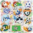 5 x Soccer Party Favors - 100 PCS Soccer Stickers for Kids | 2026 World Game Cup Merchandise Gifts Activities Birthday Toys Games Crafts for Goodie Bags Gift Bags