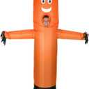 LookOurWay Inflatable Tube Man Costume - Wacky Wavy Arm Guy Funny Inflatable Halloween Costume for Adults (Orange)