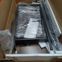 Bestier 40-50 Gallon Fish Tank Stand with Power Outlet, 36x19 Metal Aquarium Stand with Filter Storage, 6-Leg Reptile Tank Stand with 3-Tier Adjustable Storage Shelves, 660LBS Capacity (Rustic Brown)