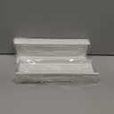 Floating Shelf Set of 2 - 10.6" Wall Mounted Plastic Shelves for Bedroom With Adhesive Strip,Compact Nursery Shelf with Lip,Small Picture Display Ledge Shelf for Living Room Bathroom Kitchen - White