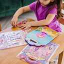 Melissa & Doug Puffy Sticker Activity Books Set: Dress-Up, Princess, Mermaid - 208 Reusable Stickers - FSC Certified