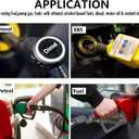 3/8 Fuel Line Hose 6AN 10FT PTFE Teflon E85 Ethanol Fuel Injection line Braided Stainless Steel EFI LS for All Oil Gas Fuel Fuel Lube Alcohol Ethanol Coolant Black