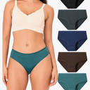 BAMBOO COOL Women's Underwear Briefs for Women Lightweight Ladies Panties Moisture-Wicking Stretchy Soft Breathable 5-pack