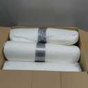 AAAAAcessories D-Shaped Chair Cushions, 2" Thick Dining Chair Pads with Ties and Removable, Machine-Washable Cover, 17" x 16", Set of 6, Oatmeal Beige