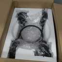 Bestshared Dusk to Dawn Outdoor Barn Light Anti-Rust Outdoor Wall Sconce Farmhouse Exterior Lighting Fixture Wall Lantern Lamp for Porch,Garage(Black+Gold, 2 Pack)