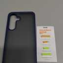 TORRAS Guardian Shockproof for Samsung Galaxy S25 Case, [12FT Military Grade Drop] Thin & Soft Touch for Samsung S25 Case, Translucent Matte Protective Slim Case for Samsung S25, Blue