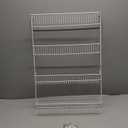 ClosetMaid 8033 4-Tier Wall Rack, 18-Inch Wide, White
