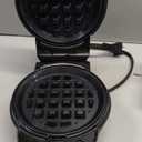 Baker's Friend 4 in 1 Mini Waffle Maker with Removable Plates, A Set of Mini Pancake Maker, Mini Donut Maker, Mini Heart Shape Waffle Maker and Small Waffle Maker, Recipe Included, Graphite, Compact
