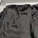 Women's Summer Satin Strapless Tube Top Maxi Dress Elegant Silk Backless Halter Neck Formal Party Dresses Wedding Guest (Black, XS)