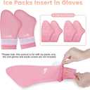 SuzziPad Replacement Ice Gel Packs for Cold Therapy Gloves and Socks(10-Piece Set), S/M