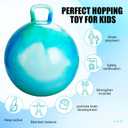 INPODAK Hopper Ball 20 Inch Bouncy Ball with Handle for Kids, Hippity Hop Jumping Bouncer Hopping Toy for Boys Girls Ages 5-9 with Pump and Gift Box Great Gift for Birthday Holiday