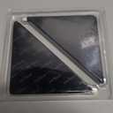 Rabenda 12 Pcs Rug Tape, Non Slip Rug Pads Grippers for Hardwood Floors and Tiles, Reusable Carpet Tape for Area Rugs, Double-Sided Adhesive Rug Stickers Keep Corners Flat (Black)