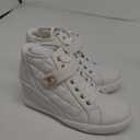 Juicy Couture Women's Platform Wedge Sneakers High-Top Shoes-Journey, Size 8.5
