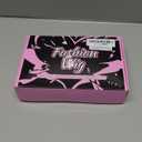 Lativ Brown Wigs with Bangs Bob Curly Wavy Highlight Hair with Dark Roots Short Wig for Women Natural Synthetic Fiber Shoulder Length for Cosplay Daily Use