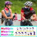 JaGely Summer Neck Gaiters for Men Multi Cooling UV Protection Neck Gaiter for Sun Protection Face Mask Balaclava Motorcycle