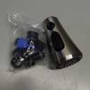 Hibbent 3-Function Pull Down Kitchen Faucet Head Replacement with 12 Adapters, NSF/ANSI/CAN 61 & CUPC Certified Sink Spray Nozzle, Compatible with Moen, Delta, Kohler Faucets, Brushed Nickel