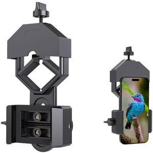 GOSKY Smartphone Adapter Mount Regular Size - Compatible with Binoculars, Monoculars, Spotting Scopes, Telescope, Microscopes Fits almost all Smartphones on the Market Record Nature and The World