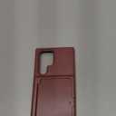 WeLoveCase for Samsung Galaxy S22 Ultra Wallet Case with Credit Card Holder & Hidden Mirror, All-Round Protection Shockproof Phone Cover Designed for Samsung Galaxy S22 Ultra, 6.8 Inch Burgundy