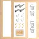 2 Pack 16"x 20" DIY Wood Canvas Stretcher Bars, Canvas Frames Kit-Easy to Assemble,Wooden Frames Kit for Oil Painting,Canvas PaintingEmbroidery Stitch and Needlepoint Arts Supplies (16 * 20)