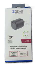 ZGear 20 W Type C USB Wall Charger