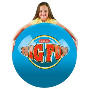 Duncan 3673XW Mega Bounce [Blue/Red] - XL, 100 in. Circumference, Inflatable Rubber Ball with Foot Pump, Outdoor Toys and Games
