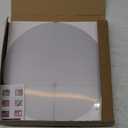 4 Pack Buffet Risers, FOLDABLE Food Display Risers for Dessert Table,Dessert Table Display Set, White Cardboard Cylinder Cake Cupcake Stands for Party, Multi-height, 12in Round