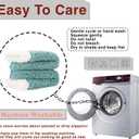 cosyone1997 Women's Fuzzy Slipper Socks with Non-slip Grippers, Cozy & Unique Gifts (Aqua)