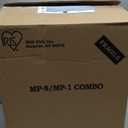 IRIS USA Dog Food Storage Container, 30 lbs & 11 lbs Combo, Cat Food Storage Container, Dog Treat Container, Airtight, Stackable, 2-Cup Scoop, Wheels, Easy Mobility, Black