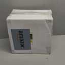 FLOWERCAT 100PCS Clear Plastic Plates - Heavy Duty Clear Disposable Plates for Fall Party/Wedding/Christmas - Include 10inch & 7inch Dinner/Dessert Plates for 50guests