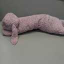 Rabbit Plush Pillow - 35 inch Long Plush Toy - Birthday, Christmas, Valentine's Day Gift for Kids (Lilac Bunny)