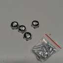 License Plate Screws Fastener Kit, Personalized 4 PCS Screws with Covers for Fastening License Plates or Frames of Cars and Motorcycles, The Perfect Addition to Your License Plate (Silver Skull-1)