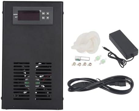 Generic Water Chiller with Silent Single Cooling System, 70W Water Cooler with Pump, Quiet Efficient Cooling for 20L Coral Shrimp Fish Hydroponic Tank Home Aquarium Use 100‑240V (US Plug)