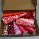 10 Pcs Pink Valentines Cone Tree Decorations Pink Heart Sequins Glitter Valentines Table Tree Centerpiece Tiered Tray Decor Tabletop Centerpiece for Home Bedroom Wedding Party